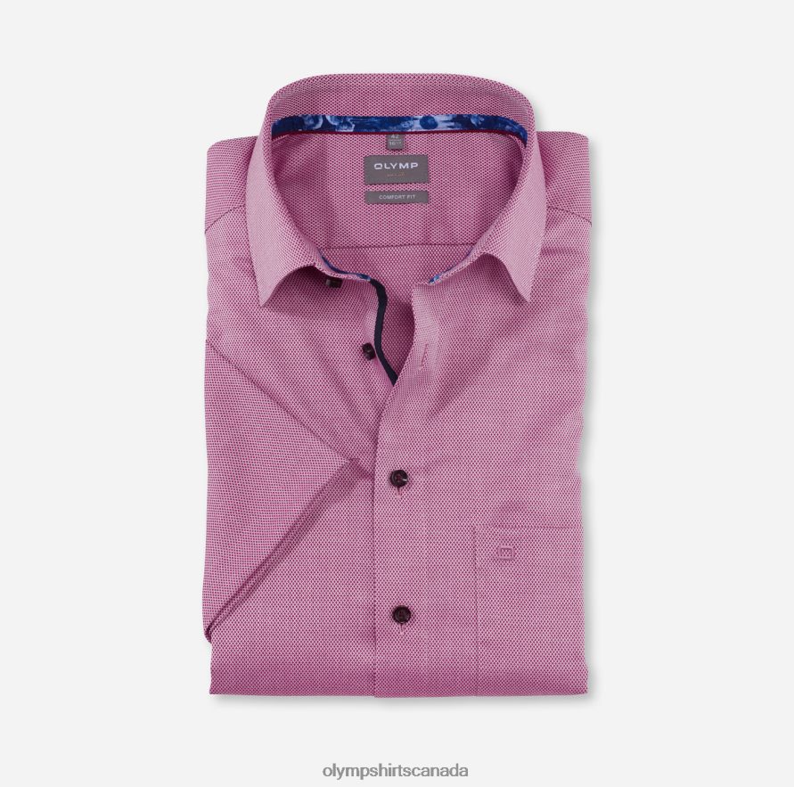 OLYMP Luxor Comfort Fit, Business Shirt, New Kent, Fuchsia H2P42H1655 Clothing