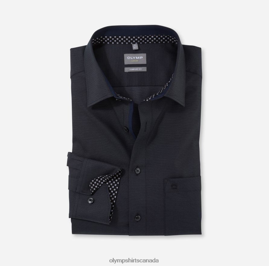 OLYMP Luxor Comfort Fit, Business Shirt, New Kent, Graphite H2P42H1598 Clothing