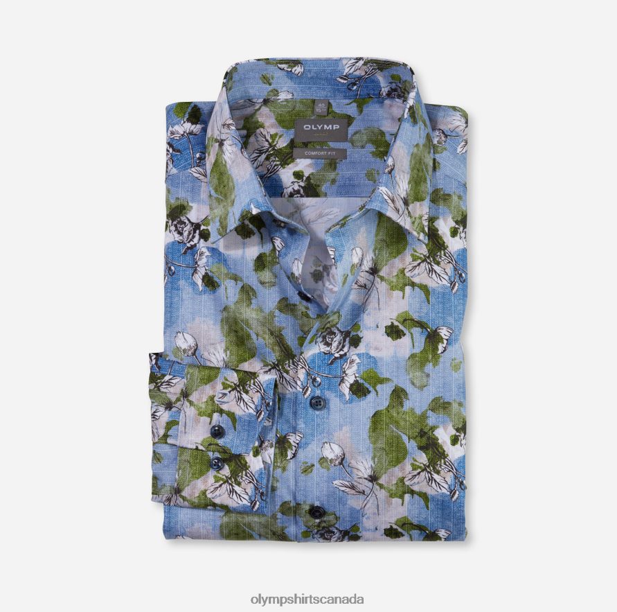 OLYMP Luxor Comfort Fit, Business Shirt, New Kent, Lime H2P42H1480 Clothing