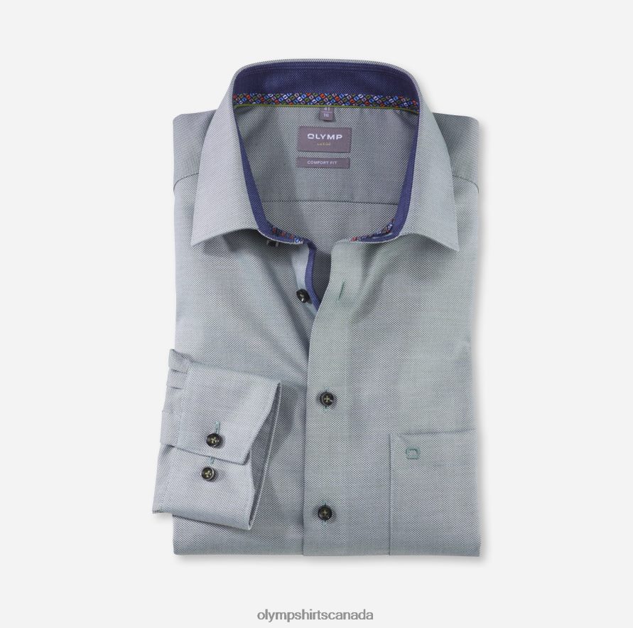 OLYMP Luxor Comfort Fit, Business Shirt, New Kent, Lime H2P42H1642 Clothing