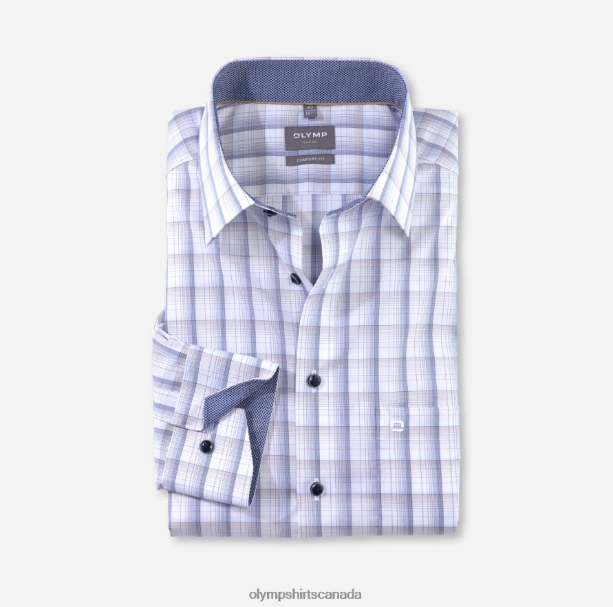 OLYMP Luxor Comfort Fit, Business Shirt, New Kent, Natural H2P42H1486 Clothing