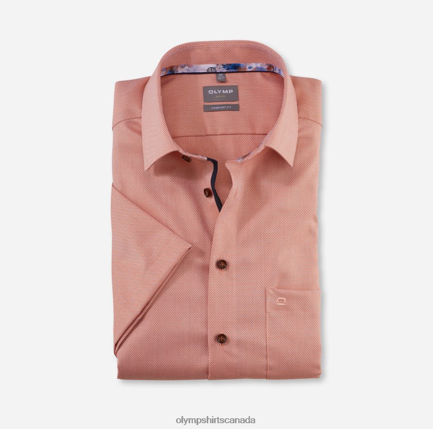 OLYMP Luxor Comfort Fit, Business Shirt, New Kent, Orange H2P42H1589 Clothing