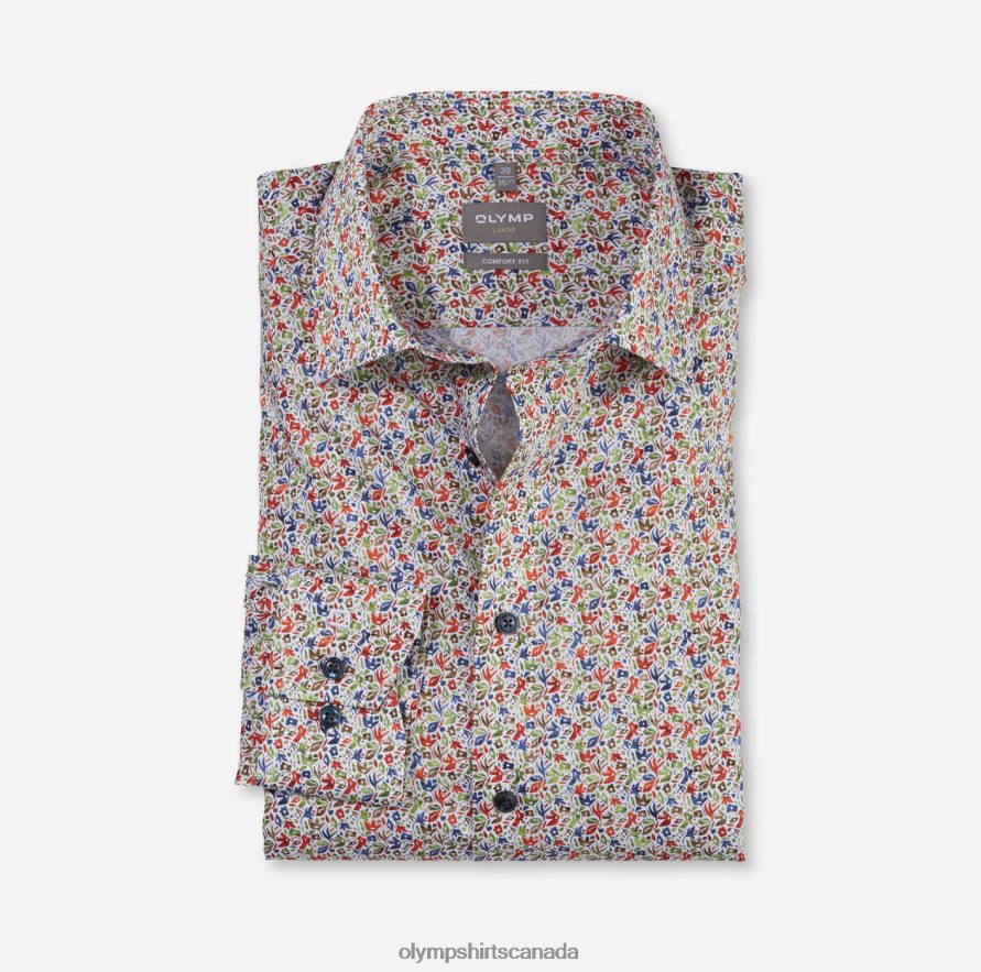 OLYMP Luxor Comfort Fit, Business Shirt, New Kent, Orange H2P42H1692 Clothing