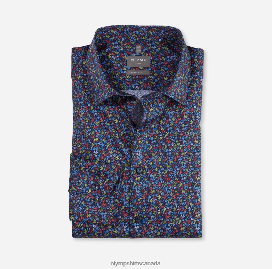 OLYMP Luxor Comfort Fit, Business Shirt, New Kent, Red H2P42H1503 Clothing