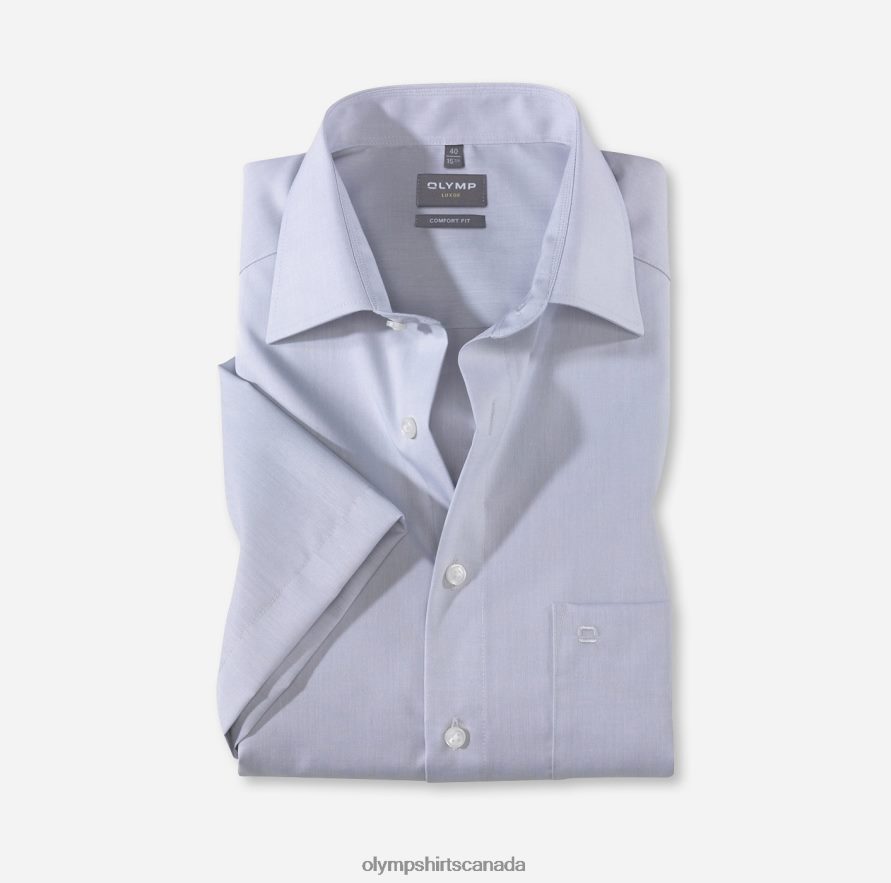 OLYMP Luxor Comfort Fit, Business Shirt, New Kent, Silver Grey H2P42H1680 Clothing