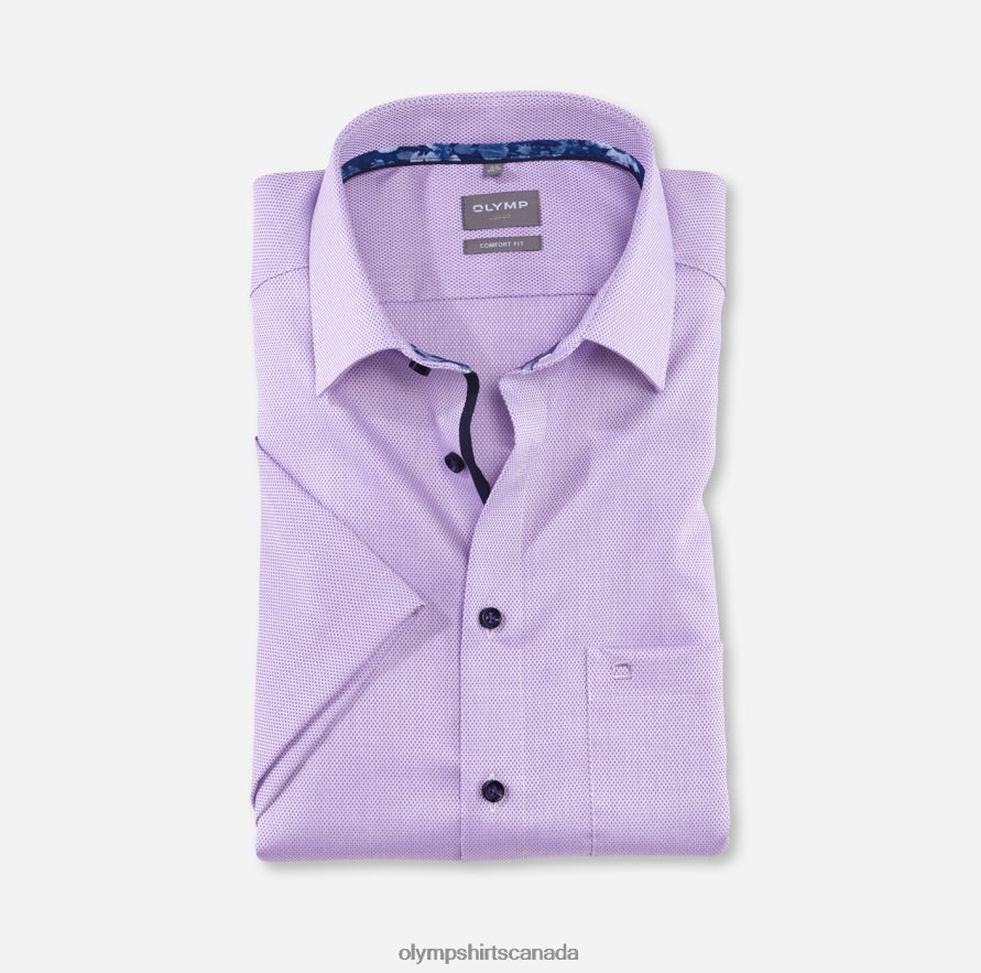 OLYMP Luxor Comfort Fit, Business Shirt, New Kent, Violet H2P42H1654 Clothing