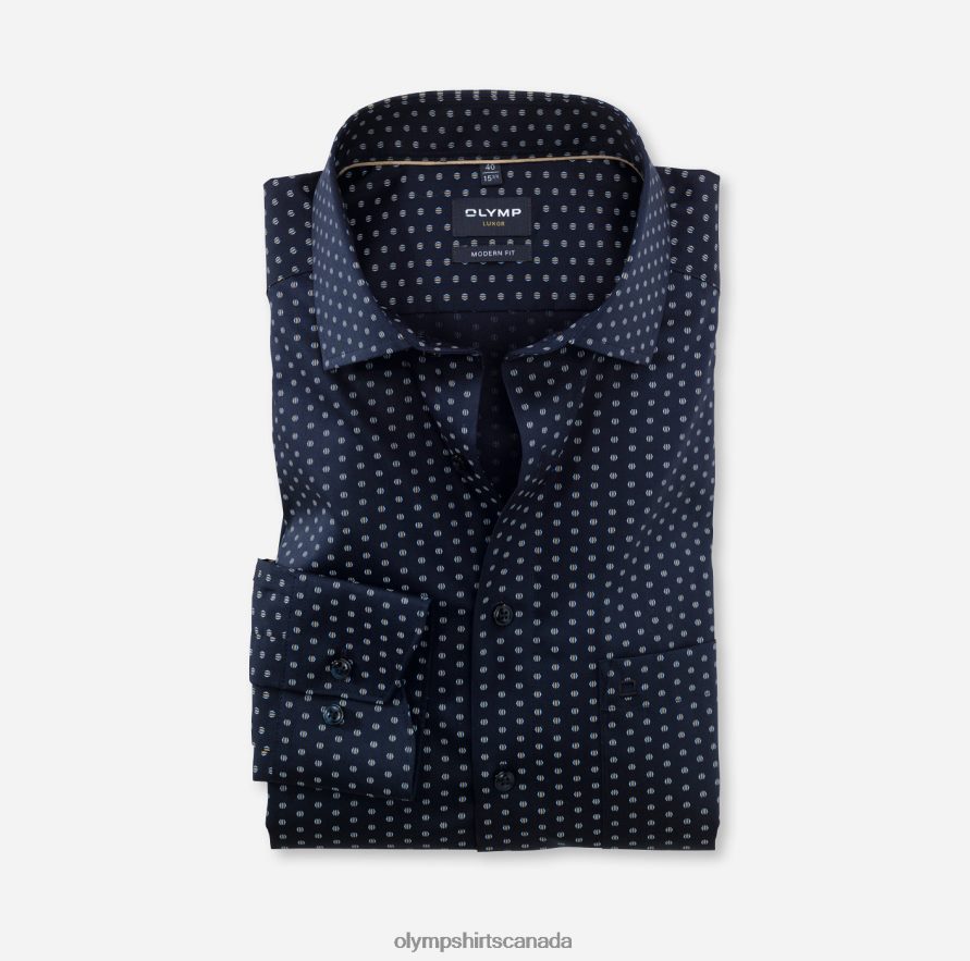 OLYMP Luxor Modern Fit, Business Shirt, Global Kent, Natural H2P42H1366 Clothing