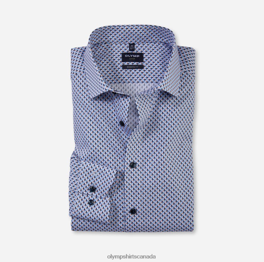 OLYMP Luxor Modern Fit, Business Shirt, Global Kent, Orange H2P42H1192 Clothing