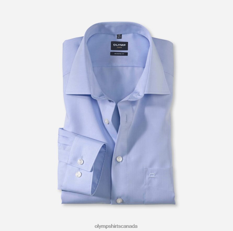 OLYMP Luxor Modern Fit, Business Shirt, New Kent, Bleu H2P42H1389 Clothing