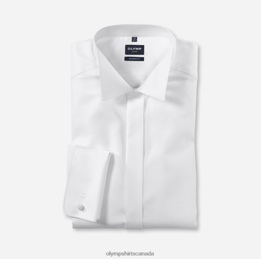 OLYMP Luxor Modern Fit, Business Shirt, Wing, White H2P42H1028 Clothing