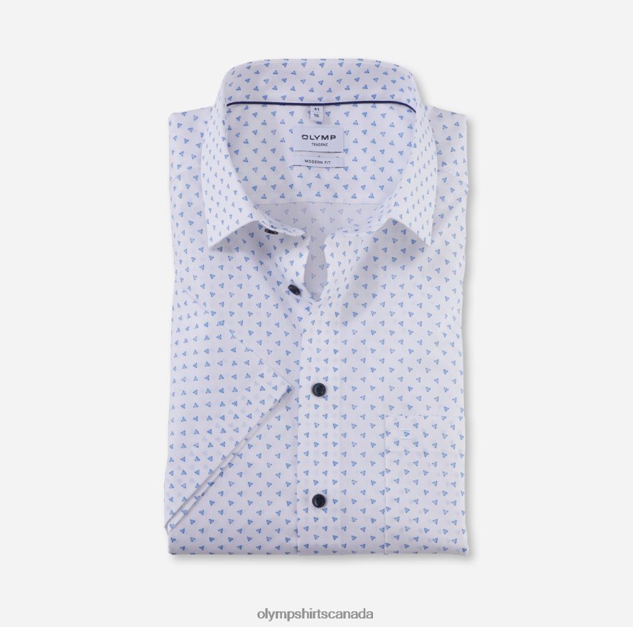 OLYMP Tendenz Modern Fit, Business Shirt, New Kent, Bleu H2P42H1709 Clothing